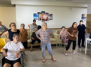 February 14, 2023 morning activities
take the elderly to exercise