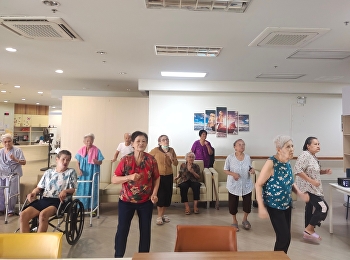 Friday the weekend February 24, 2023 Get
the elderly to exercise together.. Move
a little bit each day, overcome the
disease.