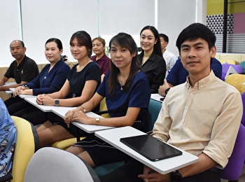 Personnel of the Institute for the
Promotion and Development of Health for
the Aging Society Attend personnel
meetings To provide policies and
guidelines for driving University,
fiscal year 2024, 2nd time